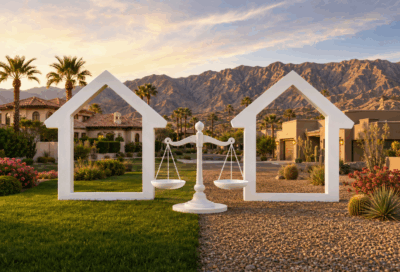 Choosing between suburban and desert living